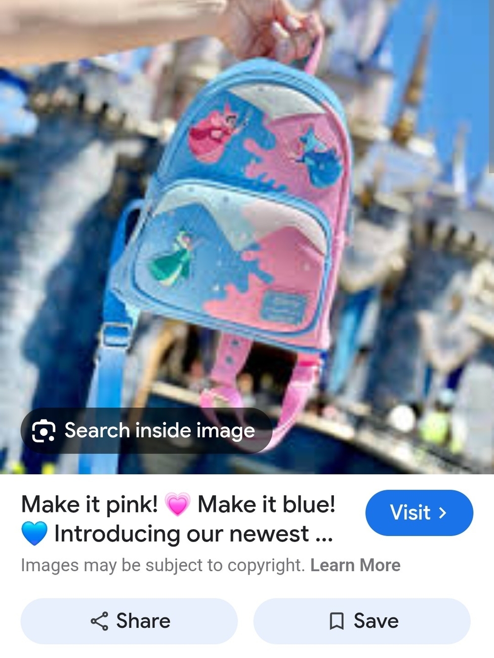 Make It Pink Or Make It Blue Loungefly Exclusive